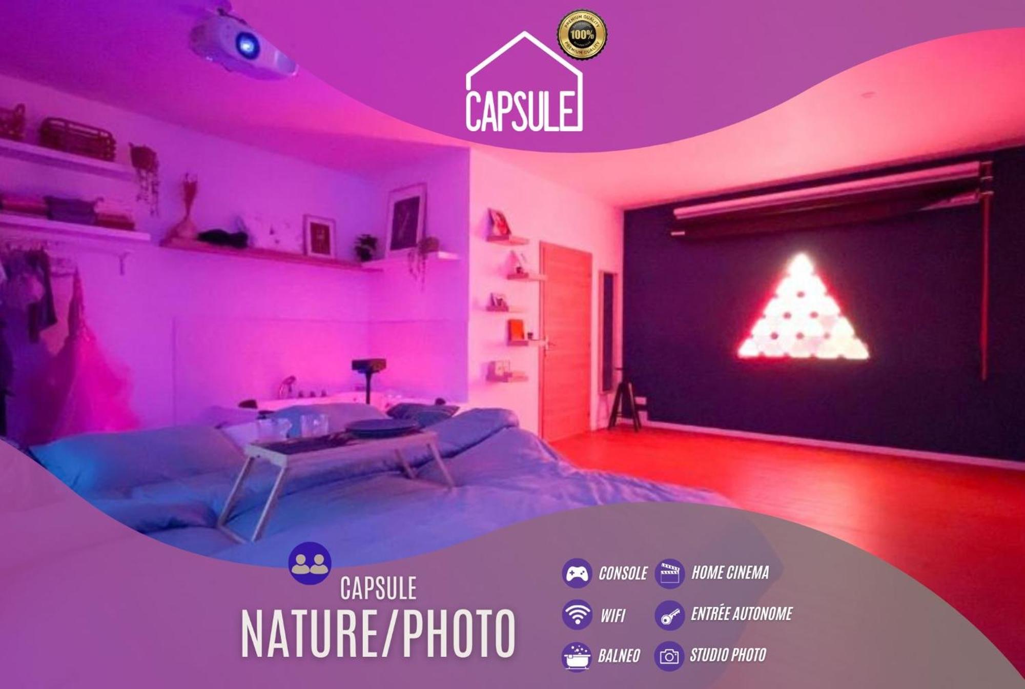 Capsule Nature & Photos - Jacuzzi - Netflix & Home Cinema - Ps5 & Jeu Thun-Saint-Martin Екстериор снимка